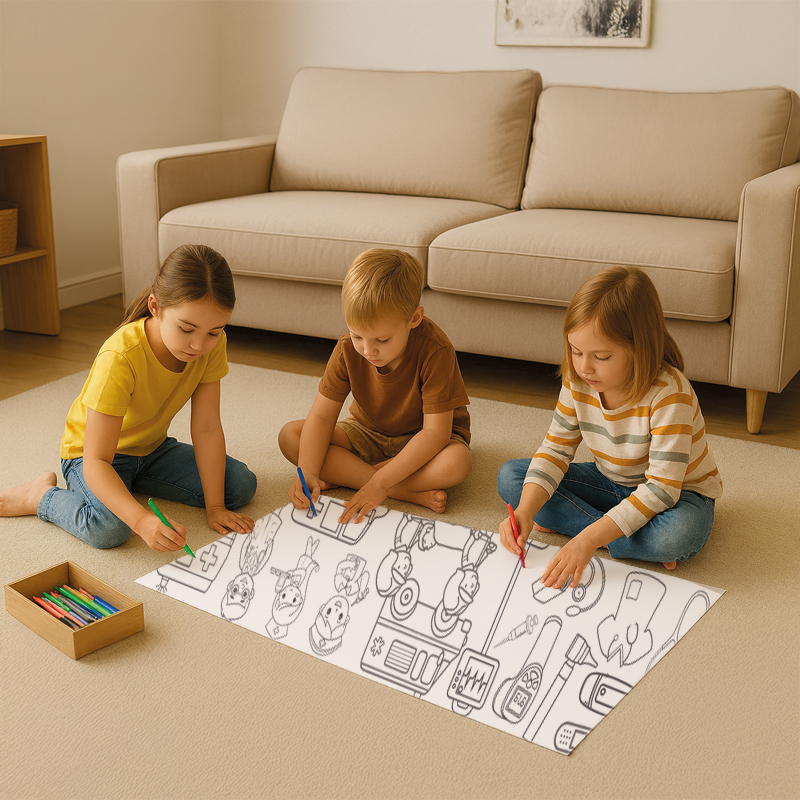 Uzay Macerası Boyama Seti